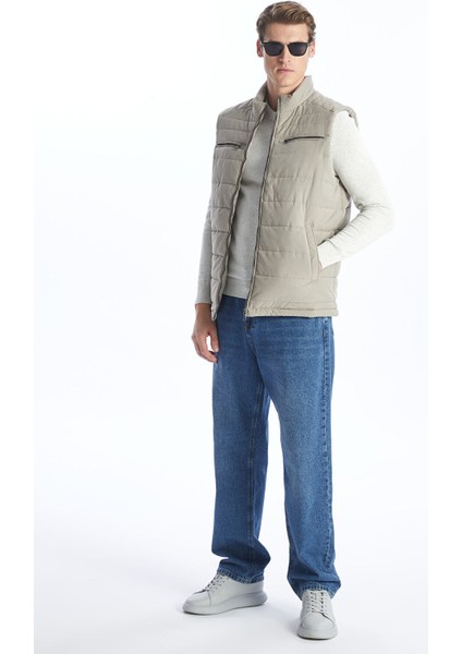 Yeni Sezon Standart Kalıp Dik Yaka Erkek Yelek modelleri