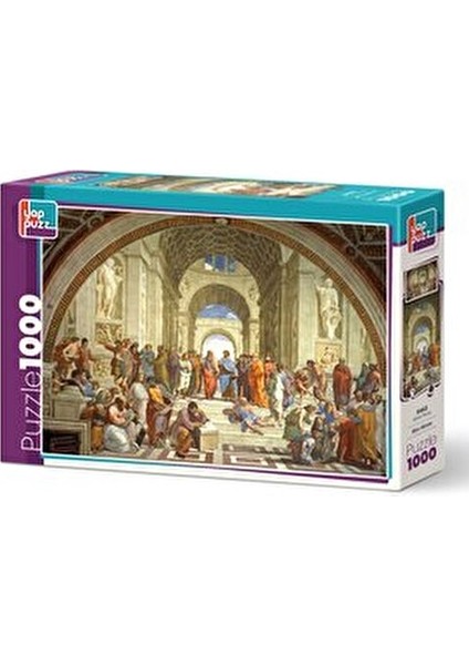 Atina Okulu 1000 Parça Puzzle Zorluk Seviyesi Orta 68x48 cm Boyut modelleri