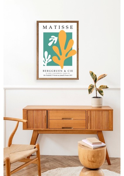 Soyut Ahşap Çerçeveli Tablo 17 x 23 modelleri