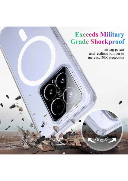 Xiaomi 15 Kılıf Magsafe Özellikli Sararmaz Kristal Sert Kapak Şeffaf indirimleri