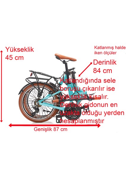 Flexi 121 Katlanır Bisiklet 21 Vites