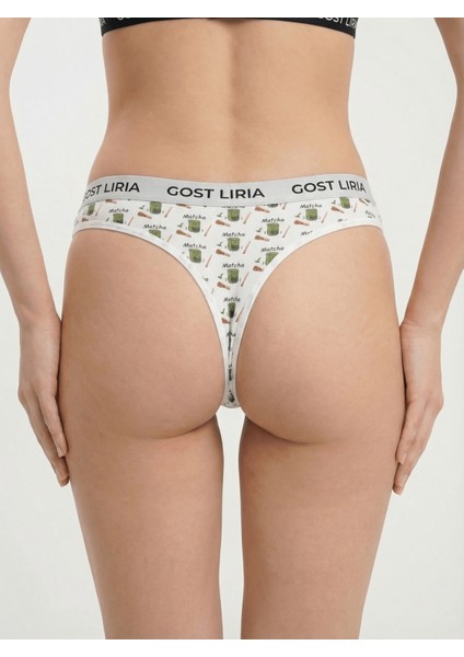 -Macha Desenli Kadın String Külot indirimleri
