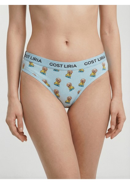 - Cute Dog Desenli Kadın Slip Külot modelleri