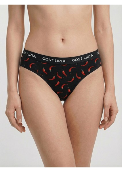 - Pepper Desenli Kadın Slip Külot modelleri