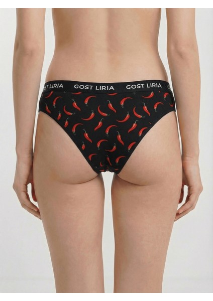- Pepper Desenli Kadın Slip Külot indirimleri