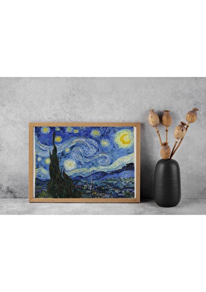 1000 Parça Starry Night (Yıldızlı Gece) Puzzle - li Karton ile Eğlenceli Zihinsel Zorluk modelleri