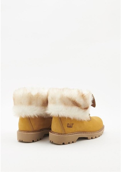 015Z101184 Utah Fur Sarı Nubuk Kadın Bot
