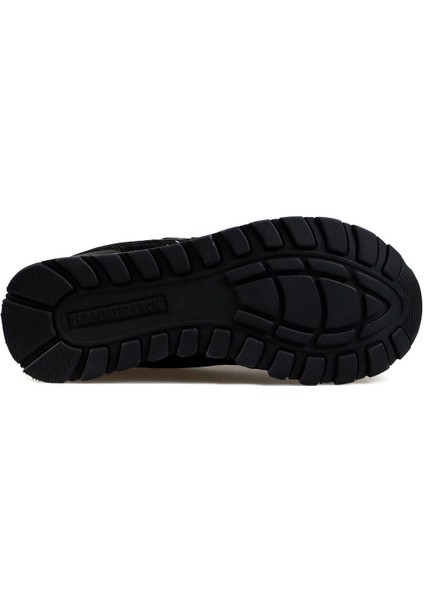 Peru 102 19250-G Siyah-Beyaz Kadın Hakiki Deri Spor A