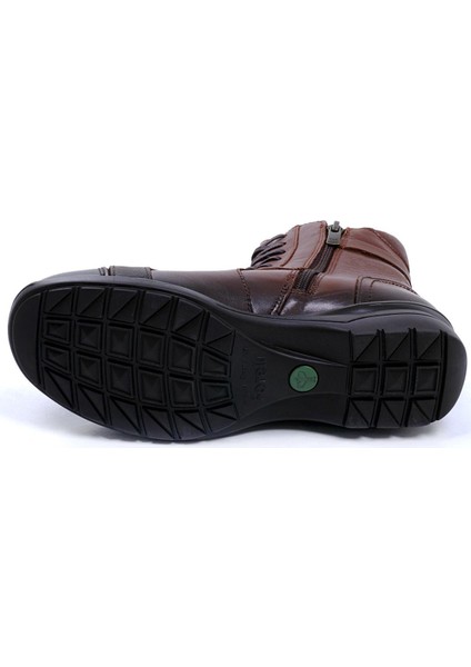 18353-G Taba Kadın Deri Bot