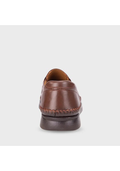 32617-H Never Taba Erkek Hakiki Deri Ayakkabı