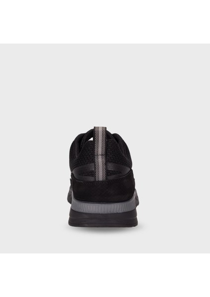 46006-G Sunday Siyah Erkek Hakiki Deri Ayakkabı