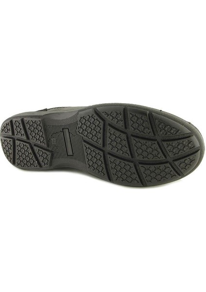 M3081FS Siyah Deri Su Geçirmez Günlük Ayakkabı