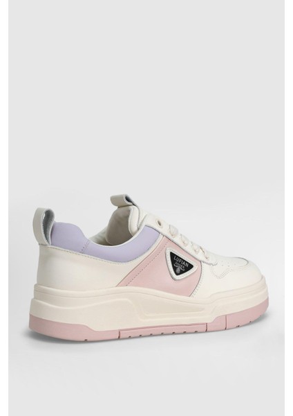 Jennıfer Pembe Kadın Hakiki Deri Spor Ayakkabı