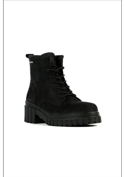 102 20832-Z Argun Siyah Nubuk Kadın Hakiki Deri Bot indirimleri