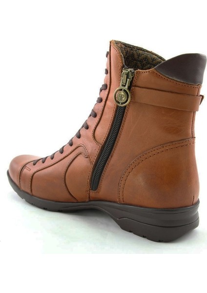18353-G Taba Kadın Deri Bot modelleri