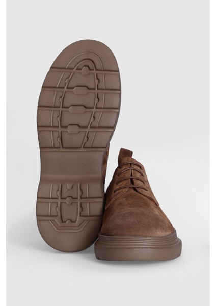 Bruce Camel Süet Erkek Hakiki Deri Deve Tüyü Ayakkabı