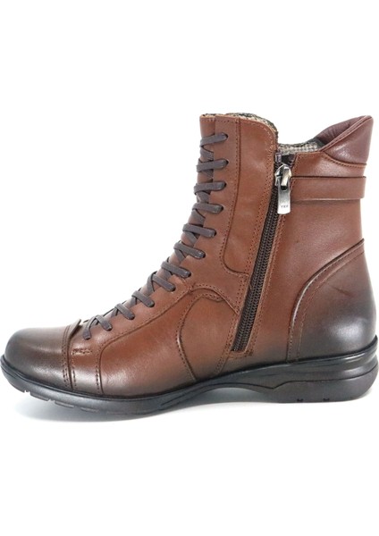 18353-G Taba Kadın Deri Bot modelleri