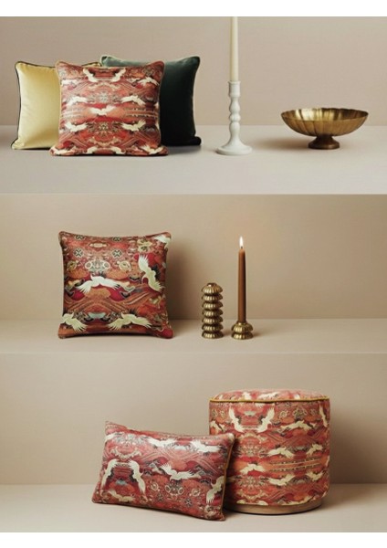 Turna Kuşu, Parlak Kadife Kırlent Kılıfı modelleri