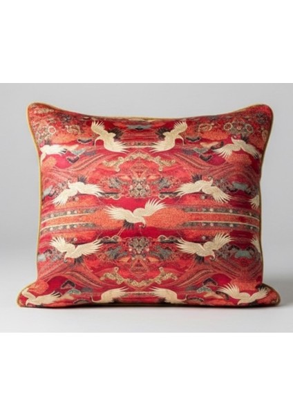 Turna Kuşu, Parlak Kadife Kırlent Kılıfı