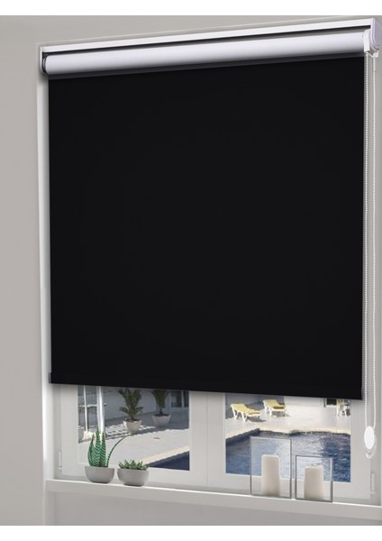 Lotus Serisi Siyah Renk A Kalite Mat Stor Perde fiyatları