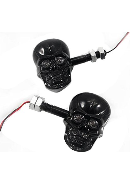 Turn Sinyal Dönüş Sinyali Işık Göstergesi Işık Motosiklet Aksesuarları Siyah (Yurt Dışından) fırsatları