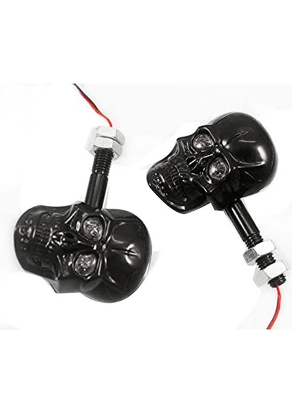 Turn Sinyal Dönüş Sinyali Işık Göstergesi Işık Motosiklet Aksesuarları Siyah (Yurt Dışından) indirimleri