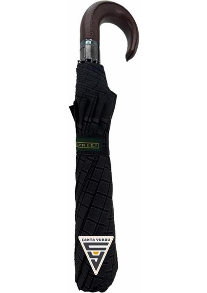 A-228G Elite Deri Baston Sap Otomatik Şemsiye Kahve indirimleri