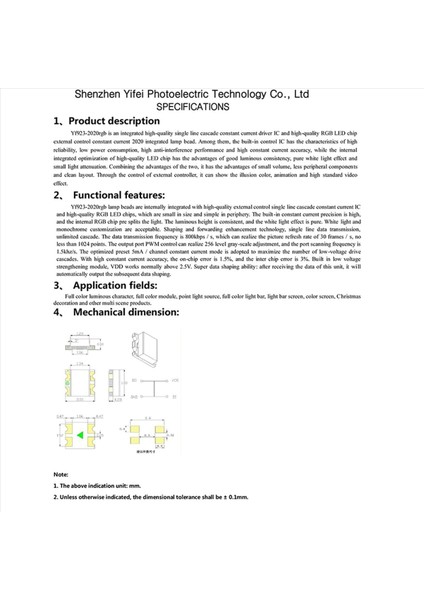 300PCS DC5V WS2812 2020 LED Chip Mini Smd Adreslenebilir Dijital Rgb LED Şerit Ekranı Için Tam Renkli LED Piksel (Yurt Dışından)