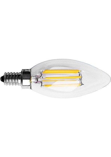 4x Dimmable E12 6W Cob Cob Edison Mum Flame Filament LED Ampul Lambası 10X3 5cm (Yurt Dışından) fiyatları