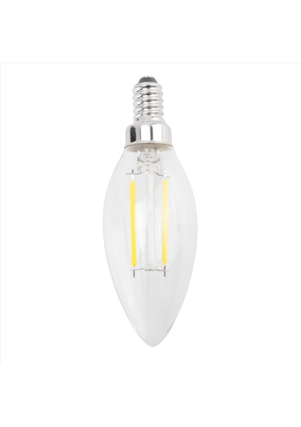 Dimmable E12 2W Cob Cob Edison Mum Flame Filament LED Ampul Lambası 10*3 5cm (Yurt Dışından)