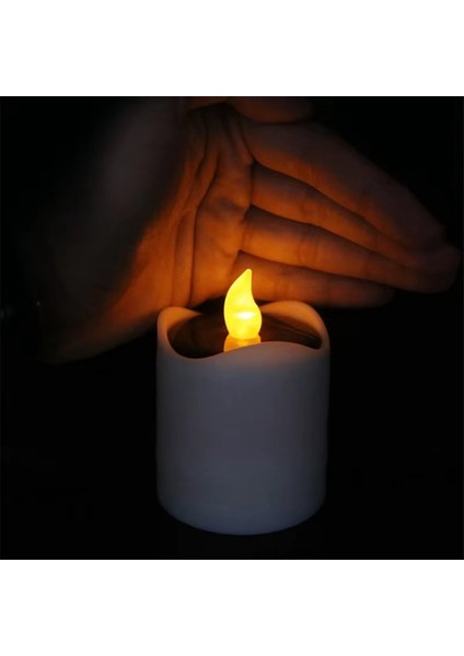 Romantik Titreşen Güneş Alevsiz LED Mum Açık Düğün Dekorasyonu Için Hafif Çay Işığı Simülasyonu (Yurt Dışından) fırsatları