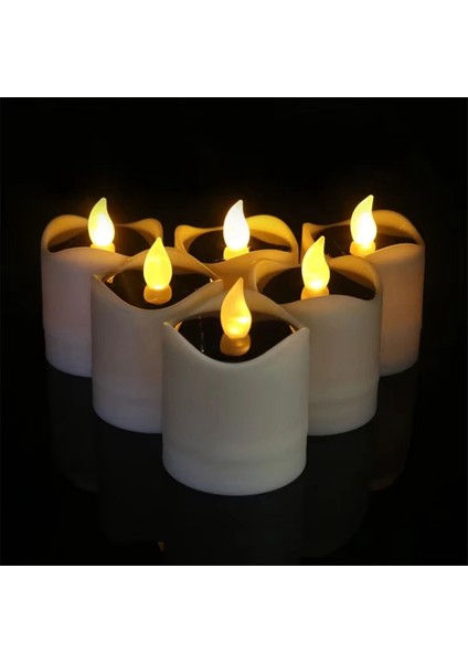 Romantik Titreşen Güneş Alevsiz LED Mum Açık Düğün Dekorasyonu Için Hafif Çay Işığı Simülasyonu (Yurt Dışından) indirimleri