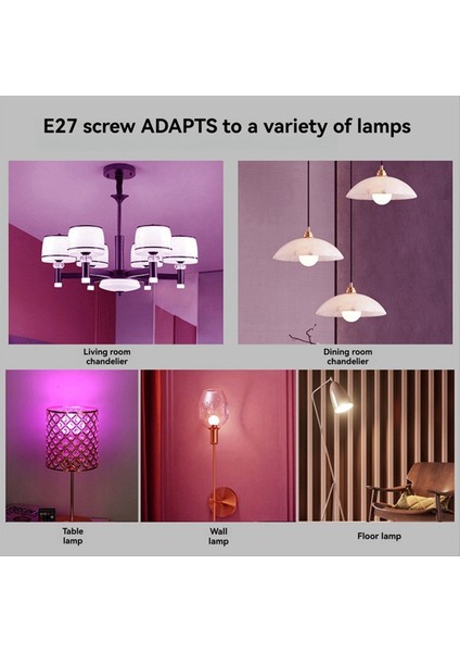 LED Renkli Ampul E27 Vida Ampul Lambası Hafıza Atmosfer Ampul Gücü ile Uzaktan Kumanda Dönüşü 10W (Yurt Dışından) indirimleri