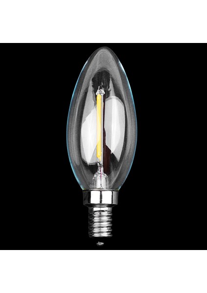 4x Dimmable E12 2W Cob Cob Edison Mum Flame Filament LED Ampul Lambası 10X3 5cm (Yurt Dışından) indirimleri