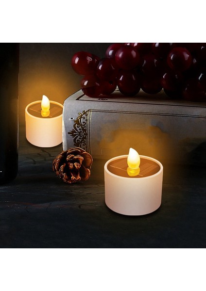 Güneş Mum Işık Açık LED Çim Dökümü Cadılar Bayramı Dekorasyon Gecesi Işık Su Geçirmez Bahçe Kamp Için Güneş Işığı (Yurt Dışından) fiyatları