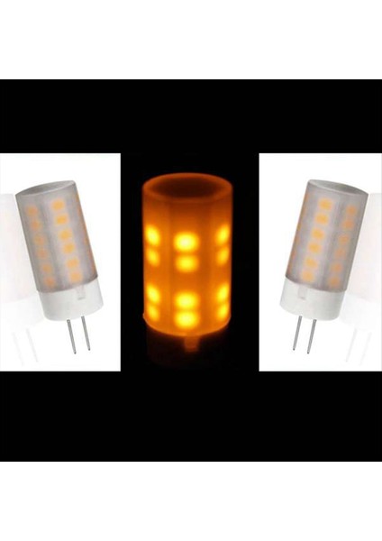 4 Pcs G4 Ampuller 1400-1800K 12V Düşük Voltaj Alev Lambası Atmosfer Dekorasyonu Tatil Ampulü Avize Kristal Ampul AC/DC12V (Yurt Dışından) indirimleri