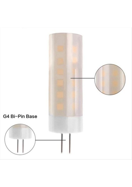 4 Pcs G4 Ampuller 1400-1800K 12V Düşük Voltajlı Alev Lamba Atmosfer Dekorasyonu Tatil Ampulü Avize Kristal Ampul DC12V (Yurt Dışından) modelleri