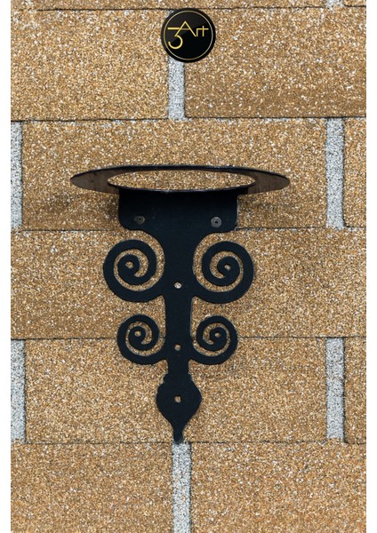 Duvar Tipi Saksılık - Estetik Ferforje Tasarım modelleri