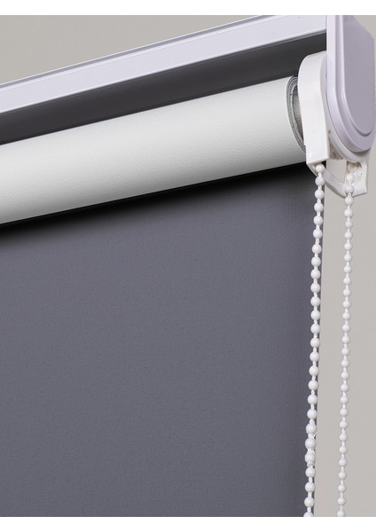 Lotus Serisi Antrasit Rengi A Kalite Mat Stor Perde modelleri