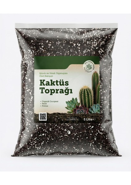 Kaktüs Toprağı (5 Litre) Organik Cocopeat Perlit Pomza Karışımlı Kaktüs ve Sukulent Toprağı Toprak fırsatları