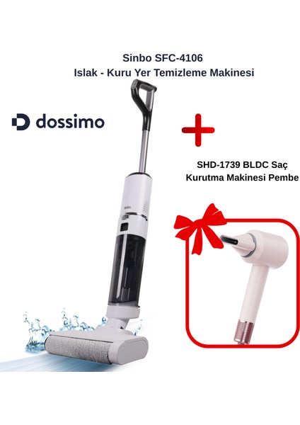 Islak-Kuru Süpürge ve Güçlü Iyon Teknolojili Saç Kurutma Makinesi Hediyeli