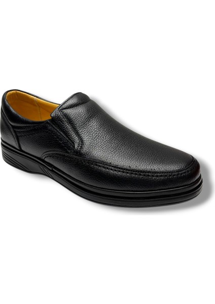 101-26 Hakiki Deri Anatomik Lastikli Erkek Ayakkabı