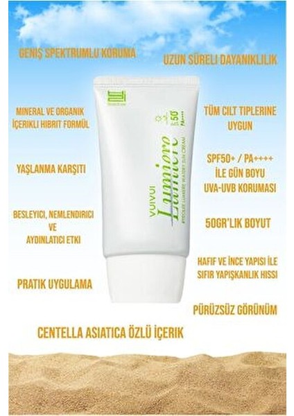 Byeolee Centella Asiatica Hibrit Renksiz Pürüzsüz ve Aydınlatıcı Güneş Kremi SPF50 50GR Krem fırsatları