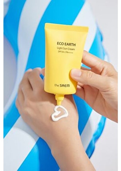 Saem Hafif Yapılı Güneş Kremi 50 gr Kuru Ciltler İçin Eco Earth Light SPF 50+ indirimleri