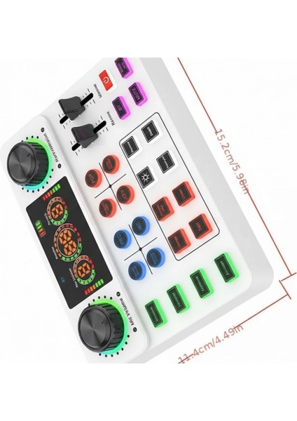 Blic Pro+ Ksa2 Beyaz Live Stream Sound Card | Profesyonel Canlı Yayın Ses Kartı fiyatları