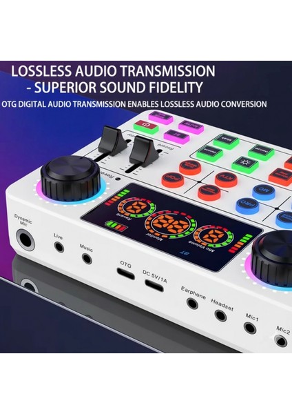 Blic Pro+ Ksa2 Beyaz Live Stream Sound Card | Profesyonel Canlı Yayın Ses Kartı modelleri