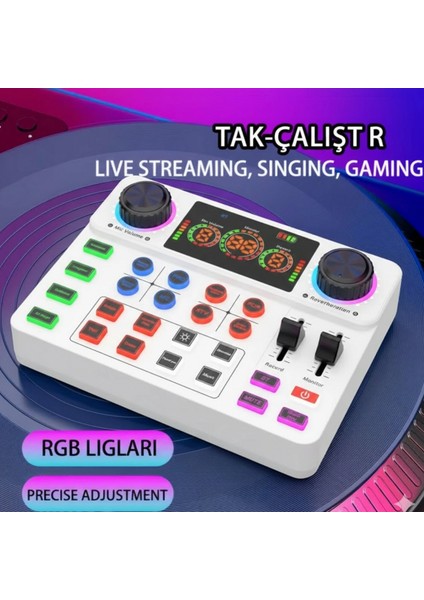 Blic Pro+ Ksa2 Beyaz Live Stream Sound Card | Profesyonel Canlı Yayın Ses Kartı indirimleri