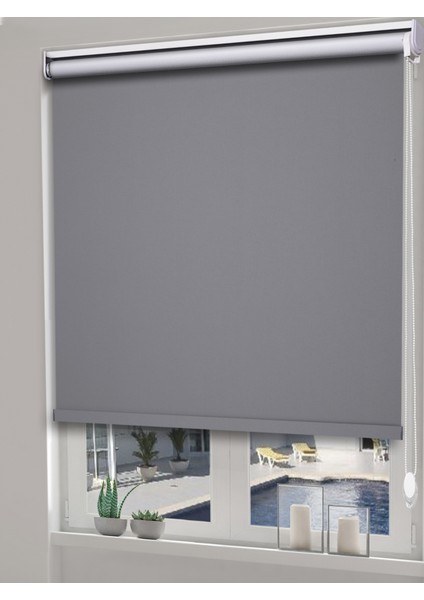 Lotus Serisi Koyu Gri A Kalite Mat Stor Perde fiyatları