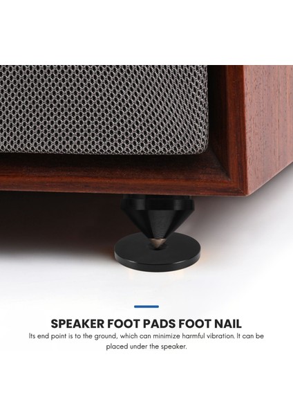 1 Set Hoparlör Hoparlör Sivri Uçlar Feets Ses Hoparlör Onarım Parçaları Palave Dıy Hoparlör Standı Şok Pimi Çivi ve Ped Aksesuarları (Yurt Dışından) indirimleri