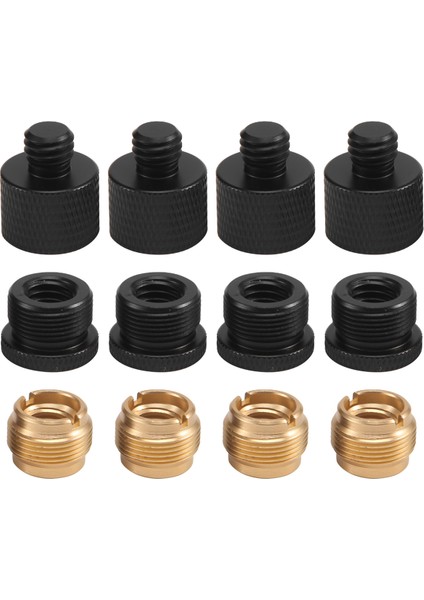 12 Parça Mikrofon Iplik Adaptörü Seti Mikrofon Standı Adaptörü 5/8 Dişi Ila 3/8 Erkek ve 3/8 Dişi Ila 5/8 Erkek Vida Adaptör (Yurt Dışından) fiyatları